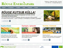 Tablet Screenshot of energiapark.rauge.ee
